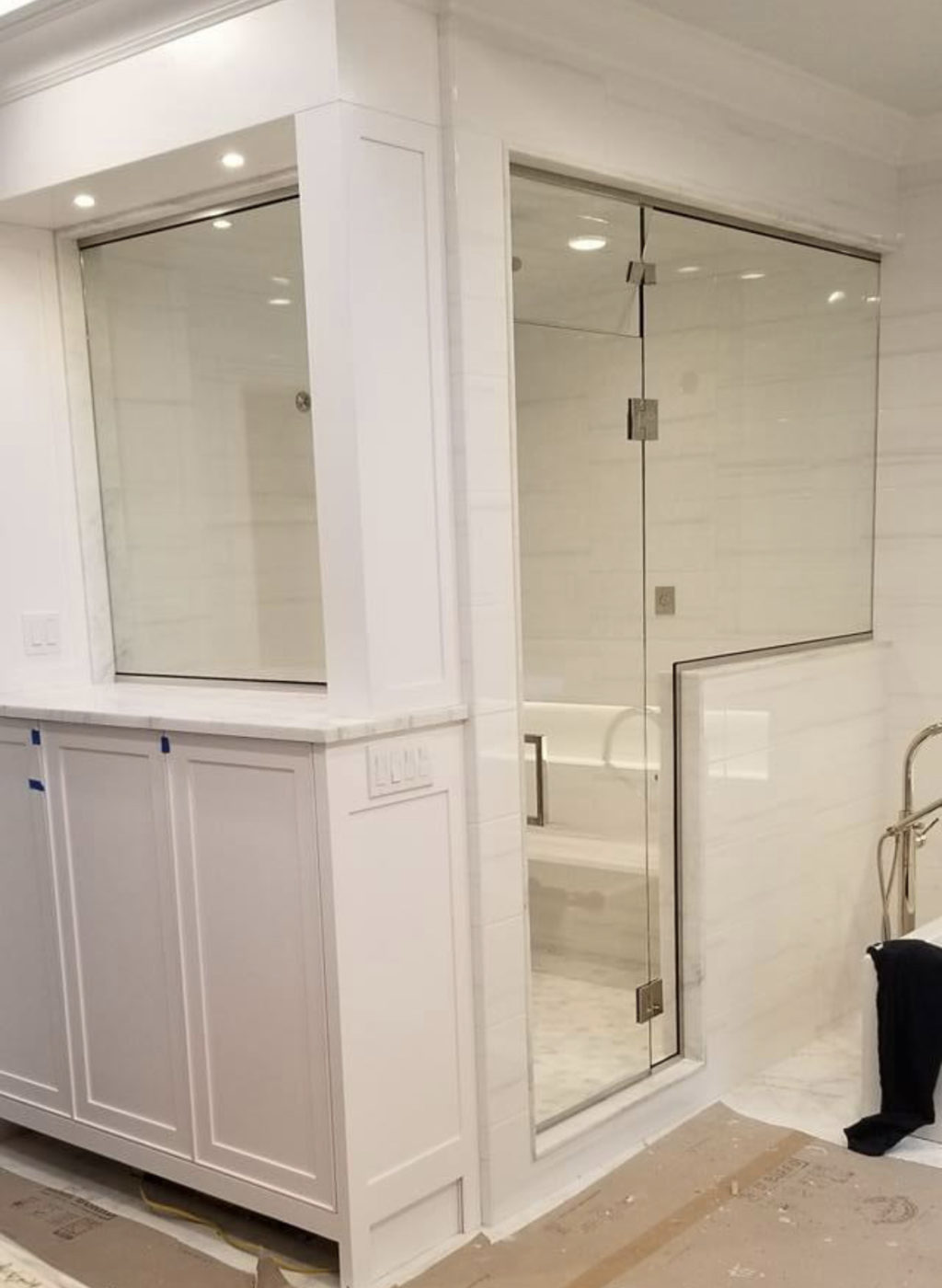 Series 20 Frameless Shower Enclosures with no Top Header Mr. Shower Door