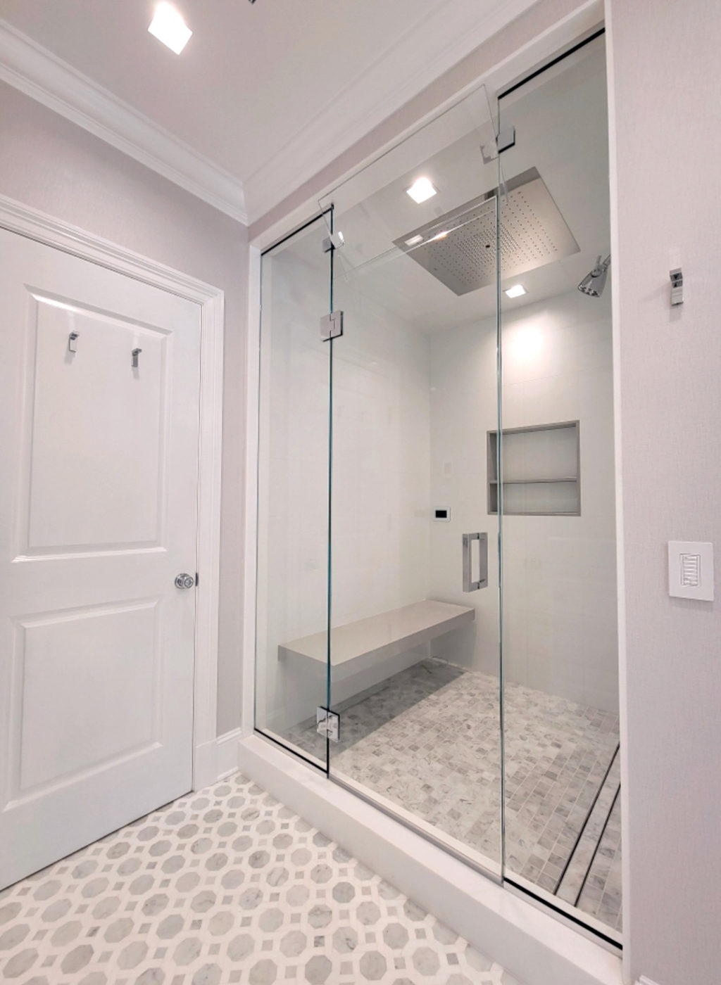 Series 60 Frameless Stall Shower Enclosure Mr. Shower Door