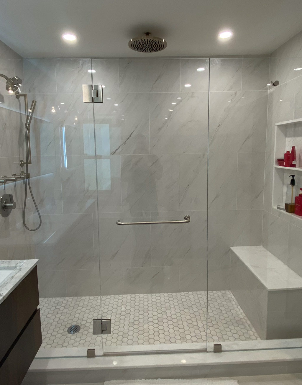 Series 60 Frameless Stall Shower Enclosure | Mr. Shower Door