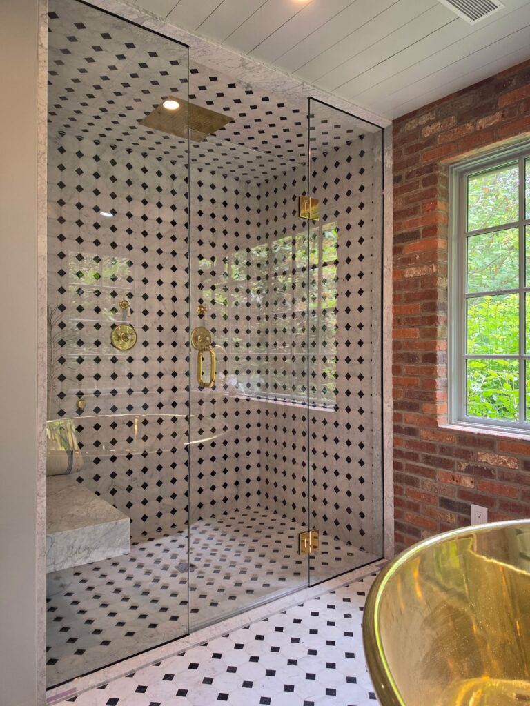 Mr. Shower Door installation on Instagram