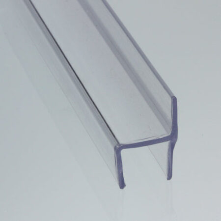 Polycarbonate H-Jamb for 180 degree Glass (Hard Leg)